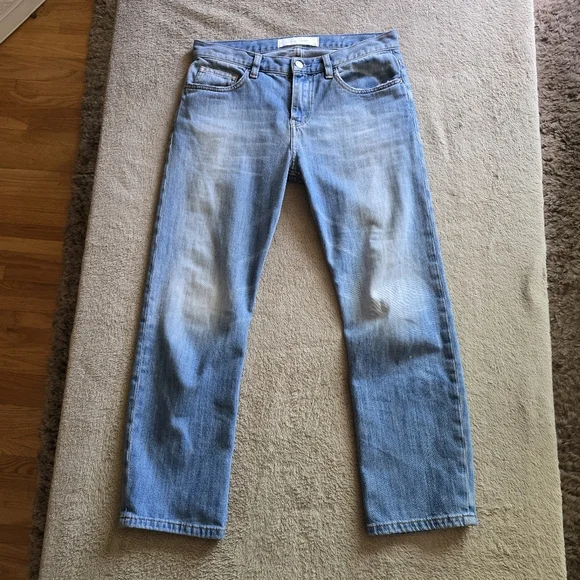 Iro Cropped Straight Leg Mid Rise Jeans Size 26 - Picture 3 of 11